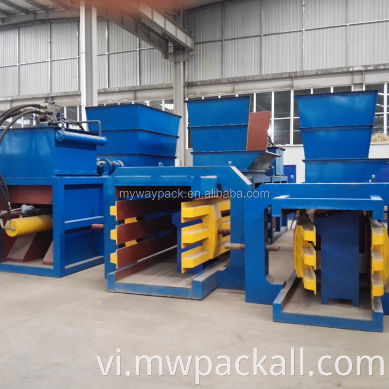 MV Series Hot Sell Baler ngang tự động cho giấy chất thải / bìa cứng / chai PET / máy đánh bạc giấy báo chí bán thuốc lá